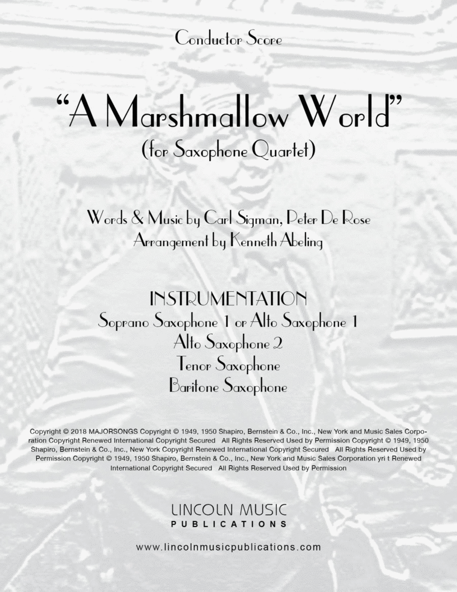 A Marshmallow World Small Ensemble scores gallery preview page 1