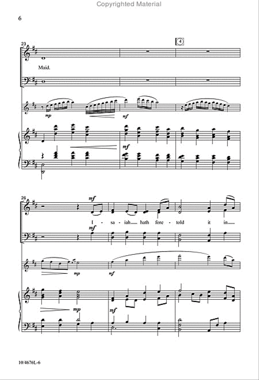 A Gaelic Rose 4-Part scores gallery preview page 6