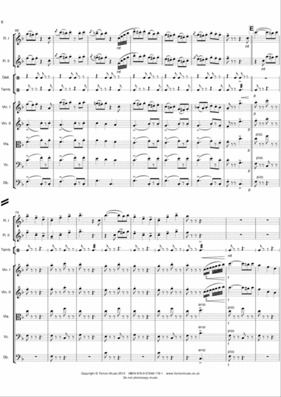 Tarantella Orchestra scores gallery preview page 6