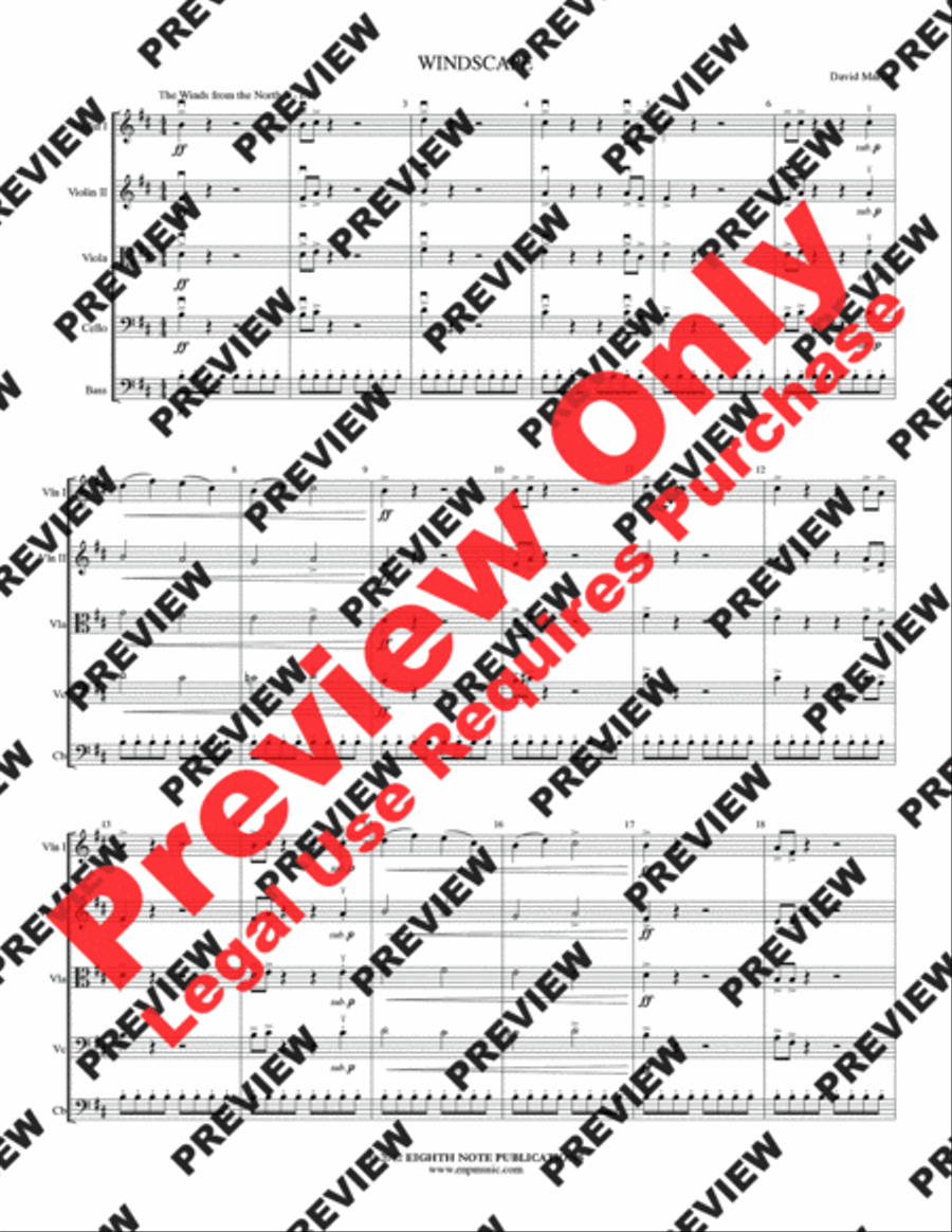 Windscape String Orchestra scores gallery preview page 4
