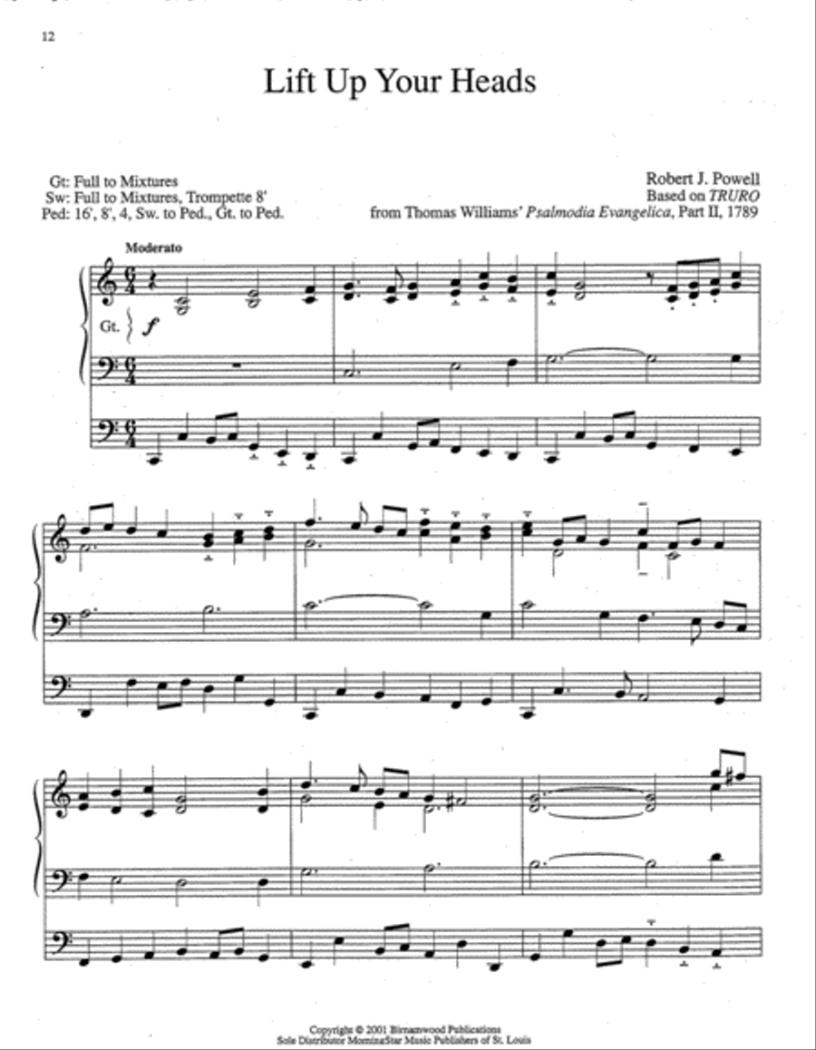 Hark! The Glad Sound - Music for Advent Organ scores gallery preview page 4