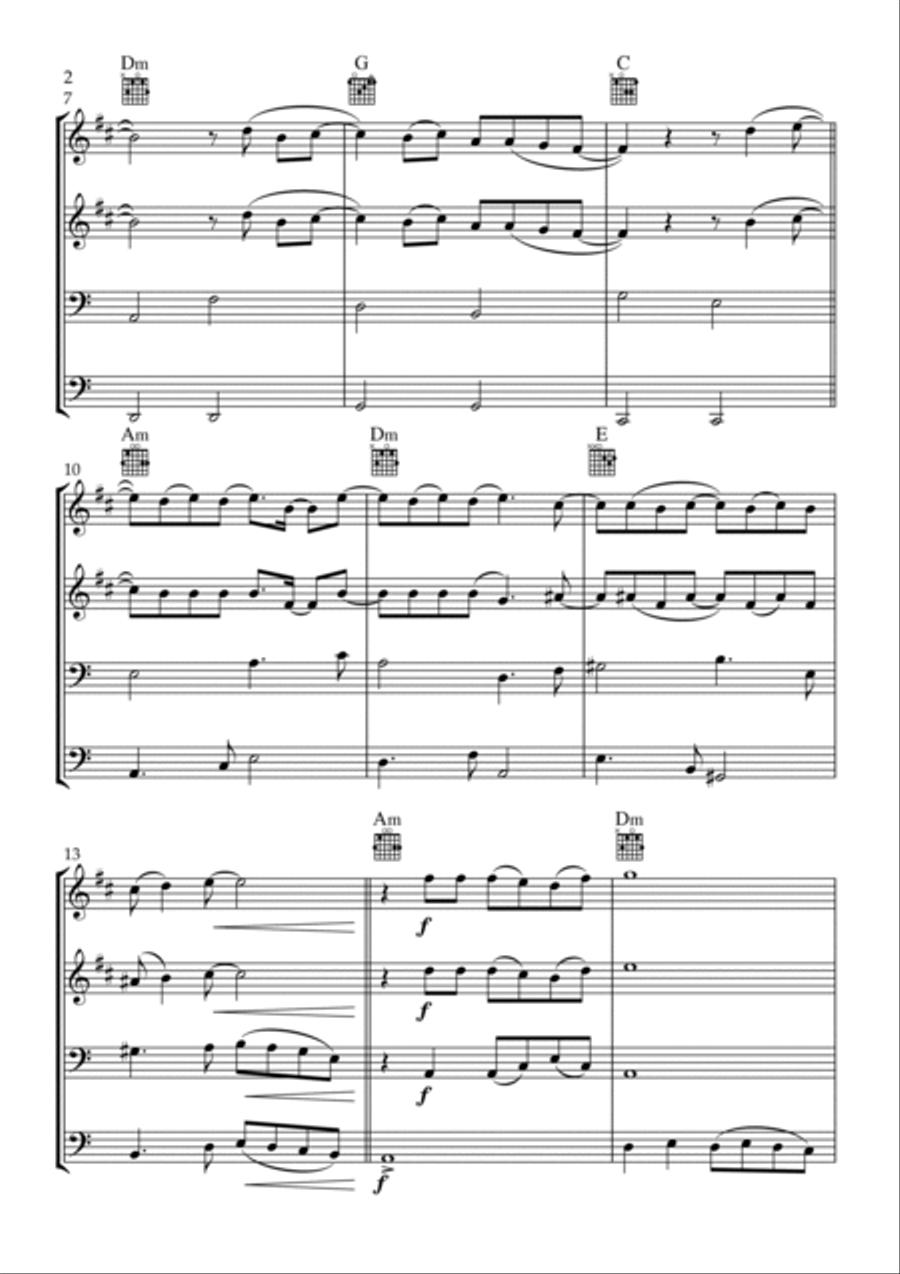 Flowers Flowers Trombone scores gallery preview page 2