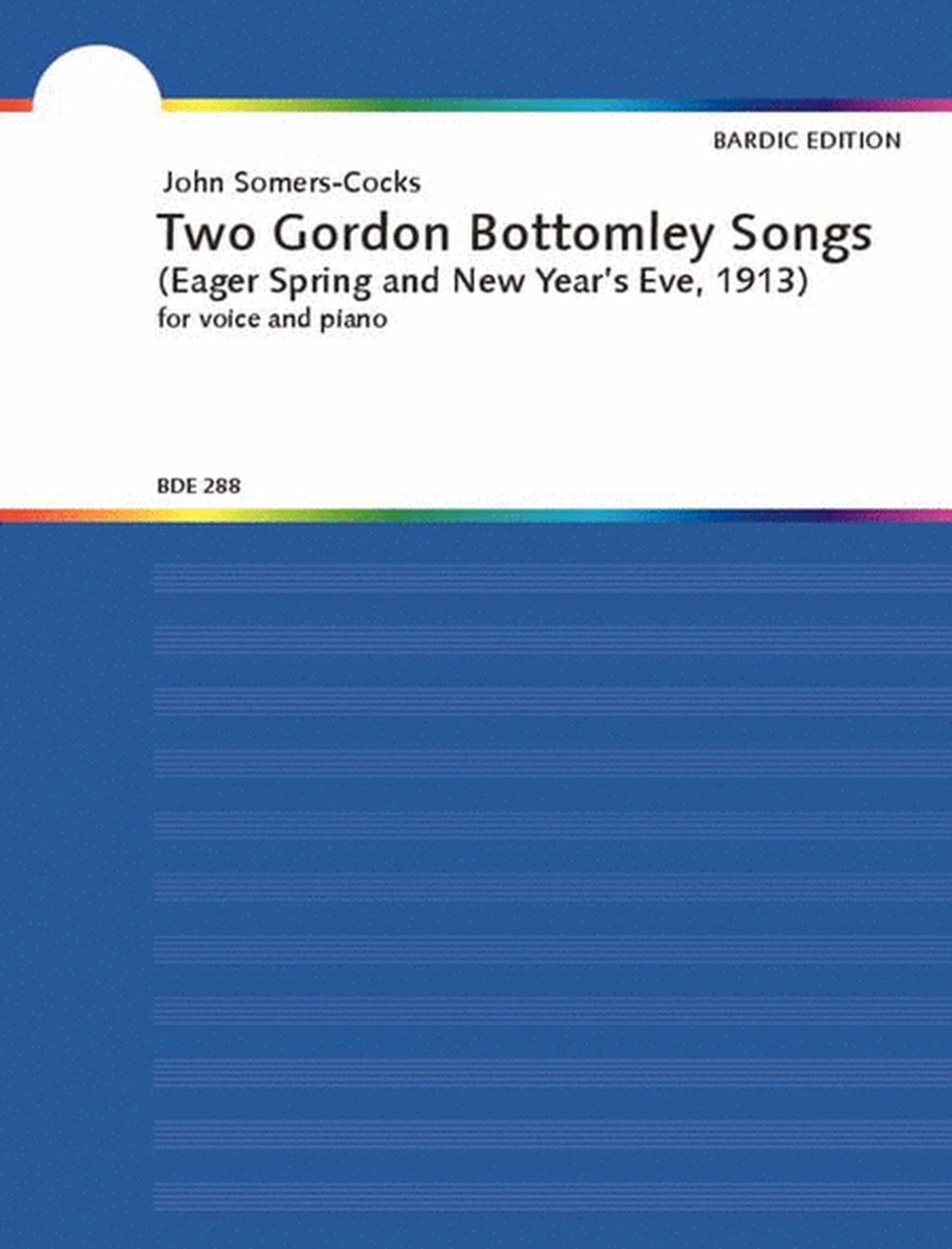 Two Gordon Bottomly Songs