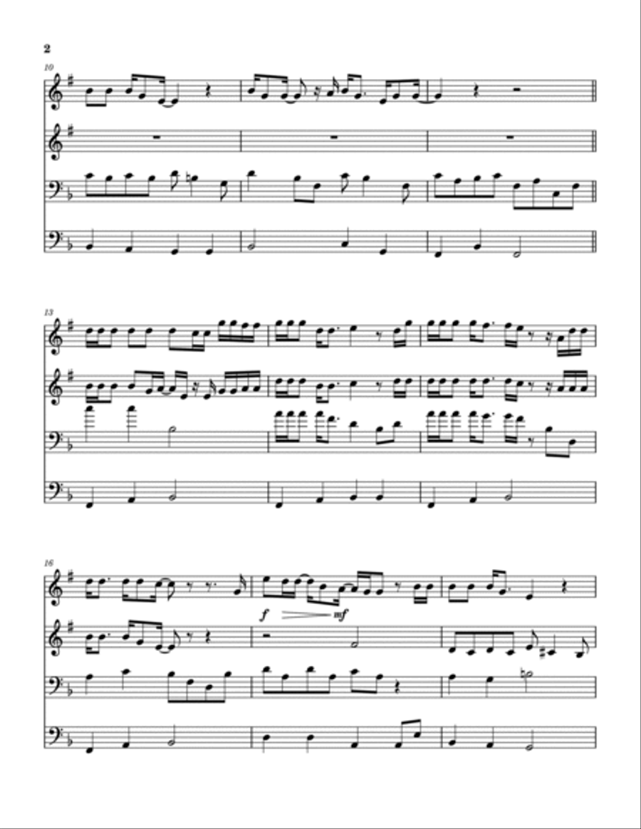 Addicted To Romance Addicted To Romance Brass Quartet scores gallery preview page 3