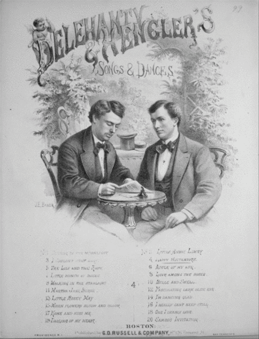 Delehanty & Hengler's Songs & Dances. Happy Hottentots Voice scores gallery preview page 1