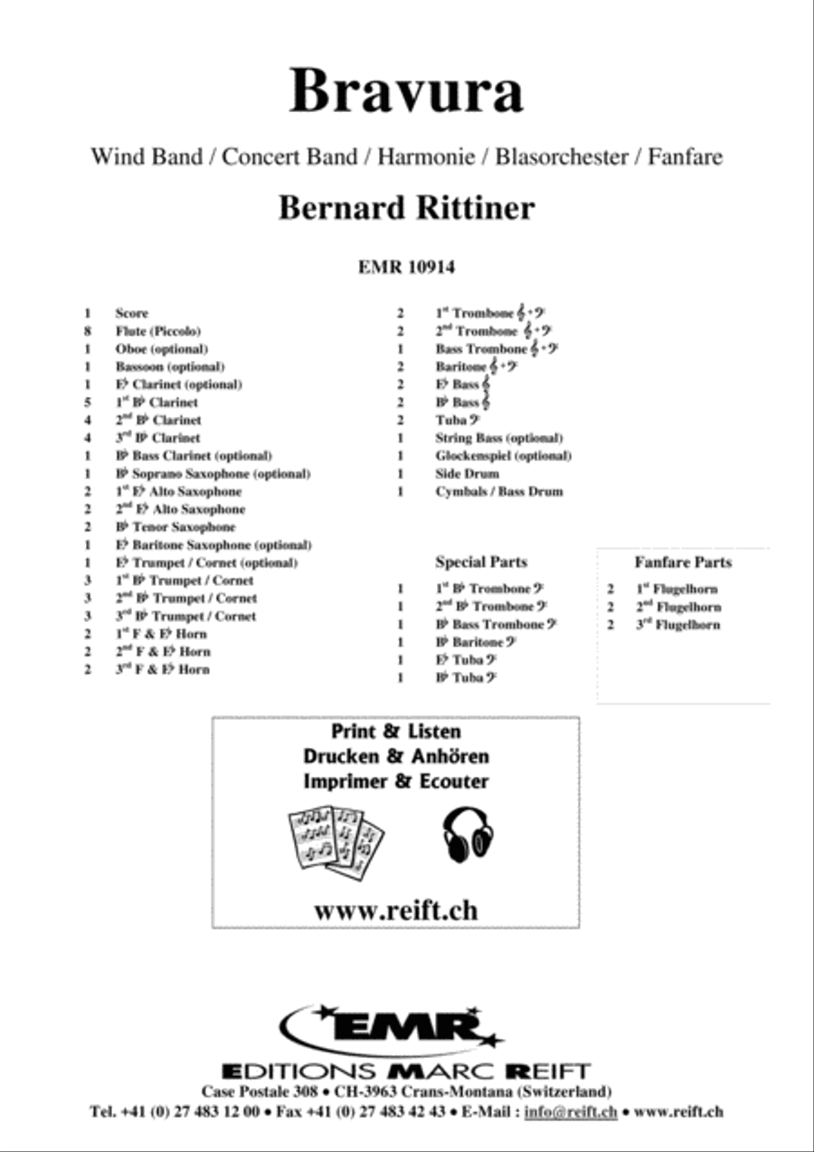 Bravura Concert Band scores gallery preview page 2