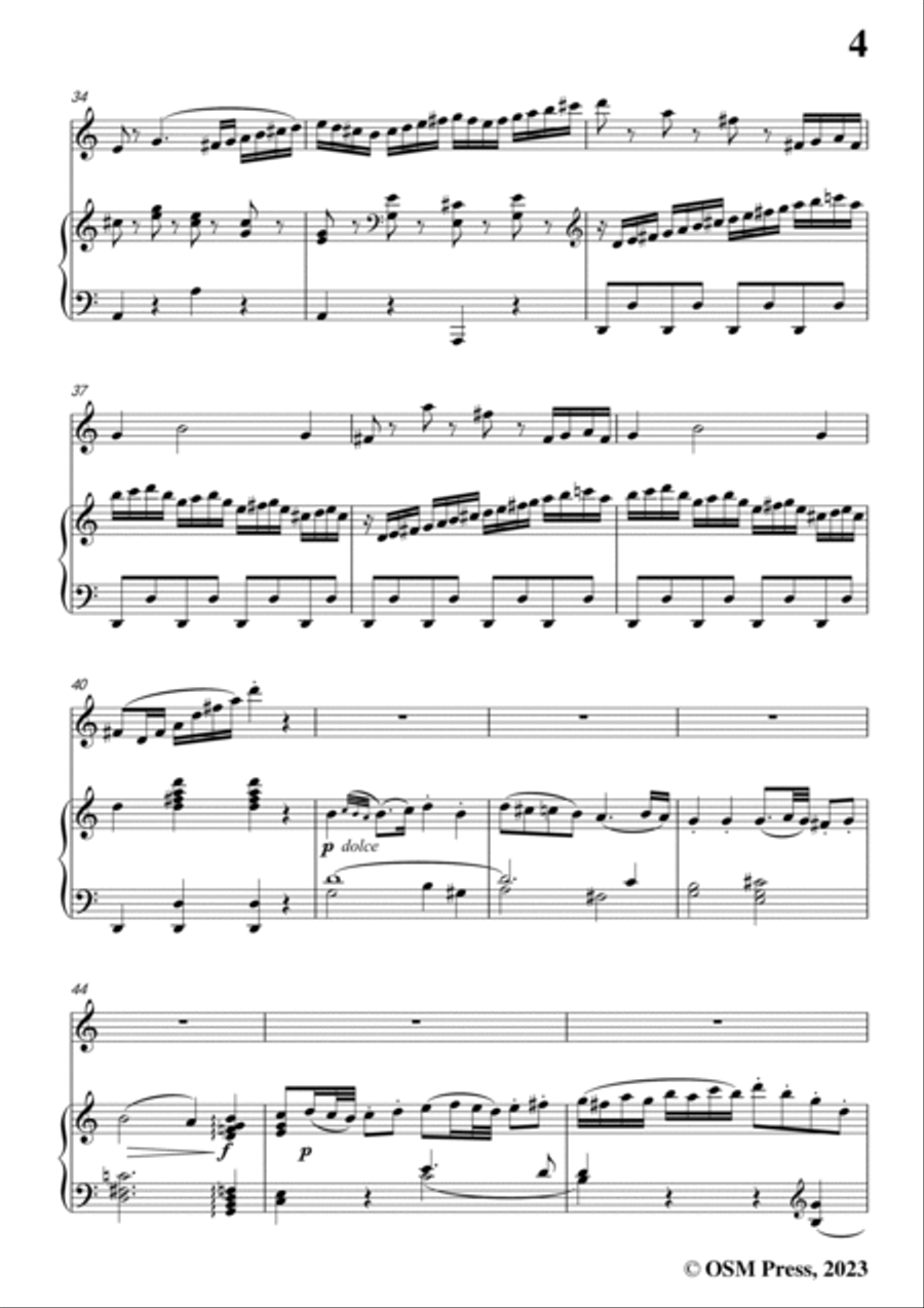 Hoffmeister-Sonata,in C Major,Op.13 Flute scores gallery preview page 5