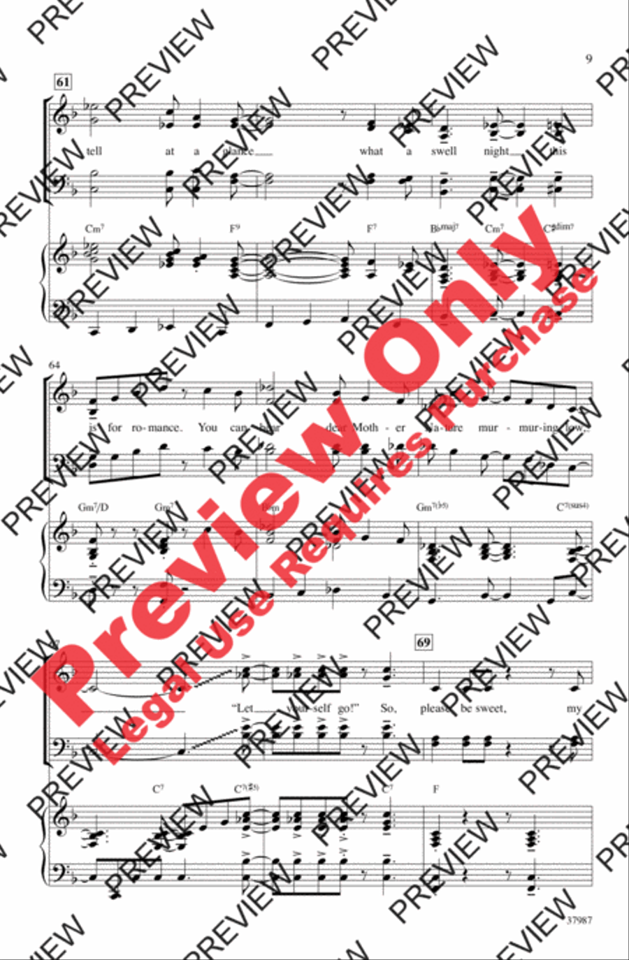 It's De-Lovely 4-Part scores gallery preview page 9