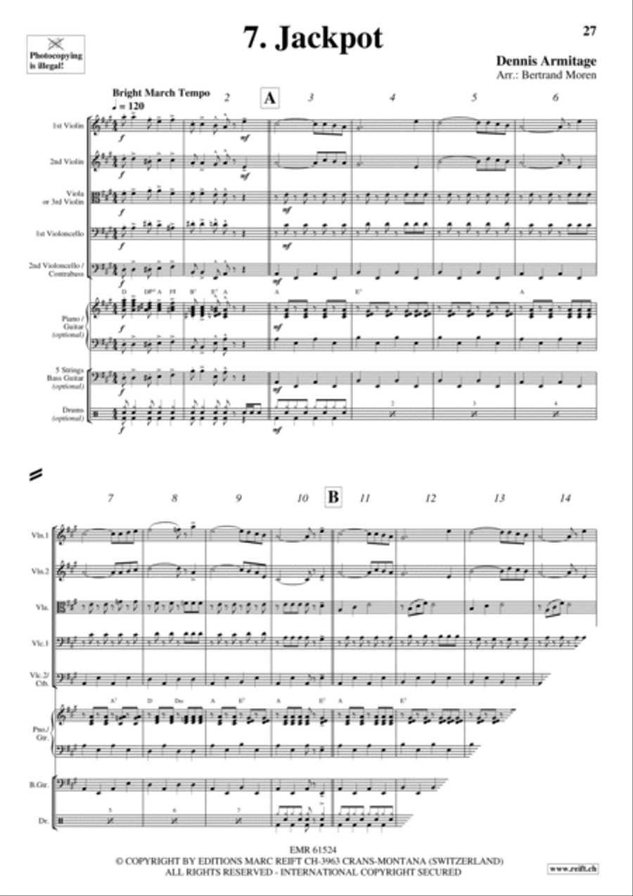 Beer Party String Quintet scores gallery preview page 9