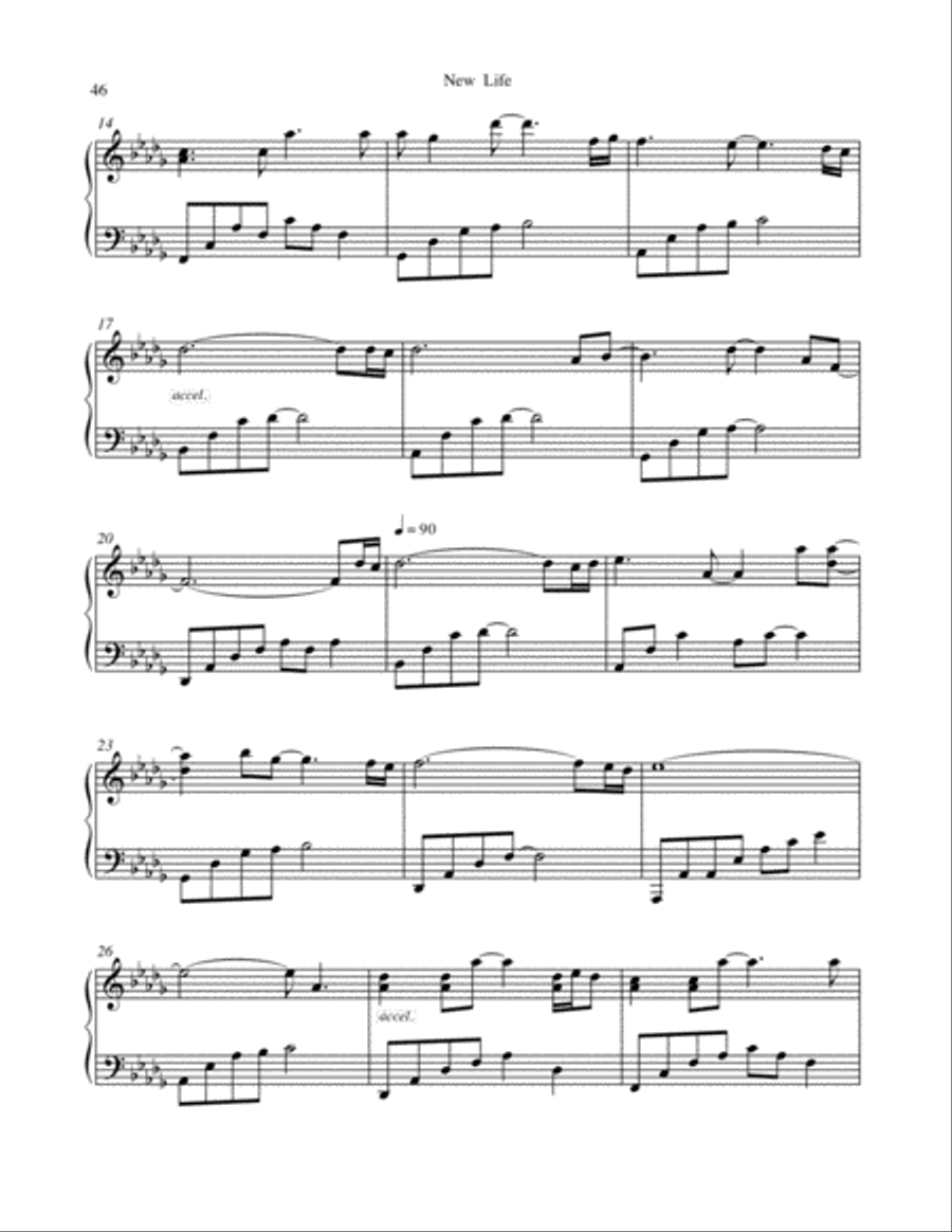 New Life Piano Solo scores gallery preview page 2