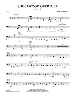 Shorewood Overture (for Multi-level Combined Bands) - Tuba (Level 2)