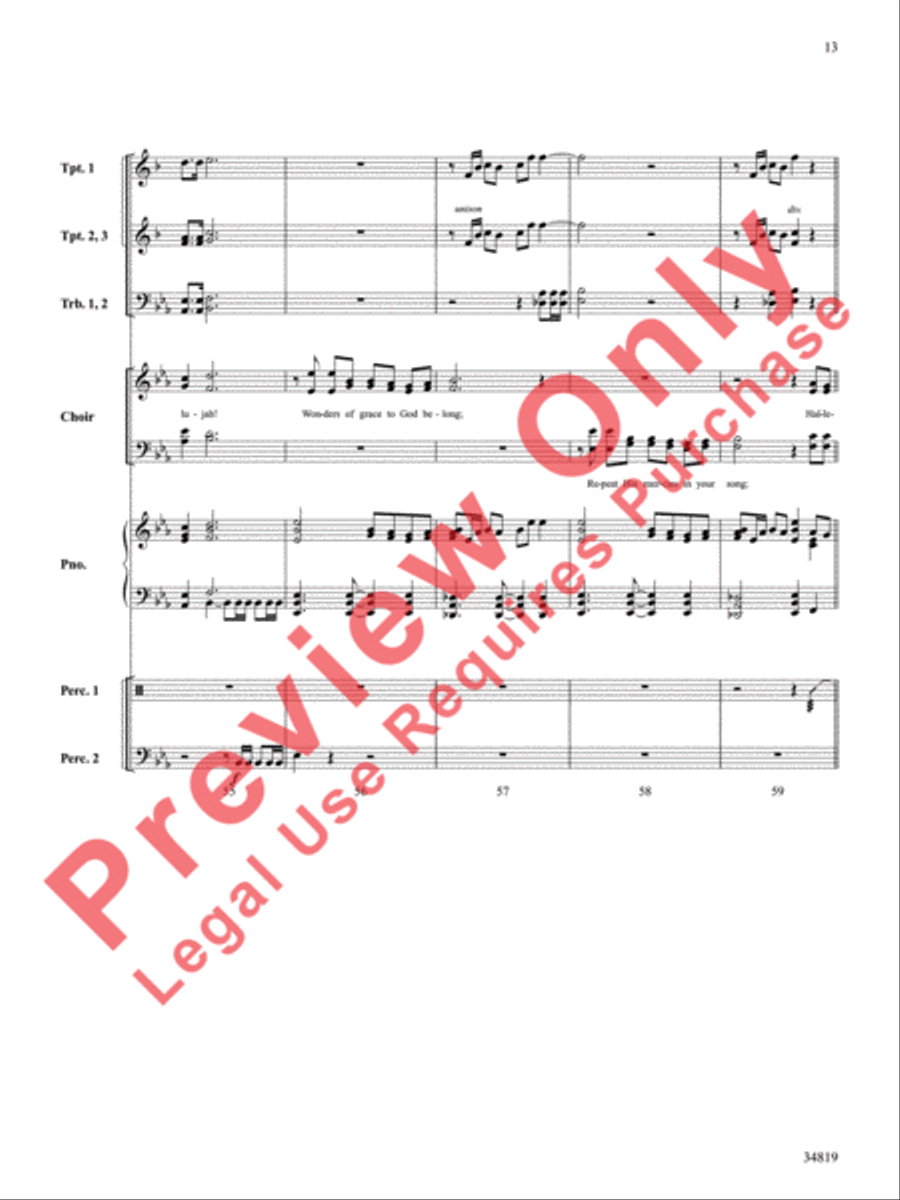 Immortal Praise Choir scores gallery preview page 14