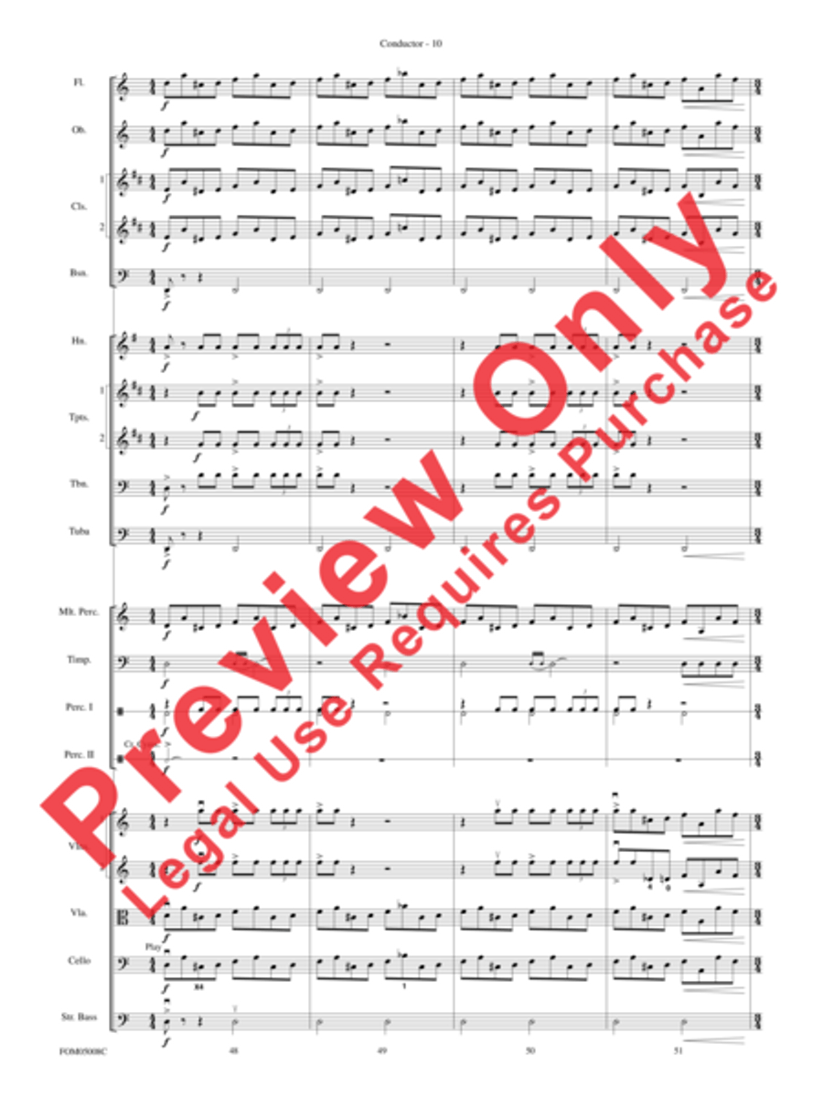 Battle of the Heroes (from Star Wars: Episode III Revenge of the Sith) Full Orchestra scores gallery preview page 40