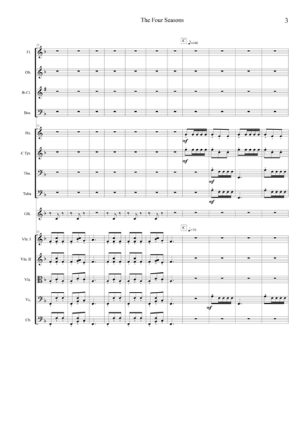 Vivaldi's Autumn 3rd Movement - Score and Parts image number null