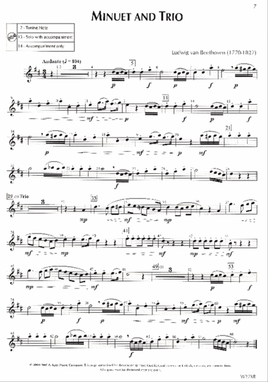 Standard of Excellence: Festival Solos Book 2 - Baritone Saxophone Concert Band Methods scores gallery preview page 2