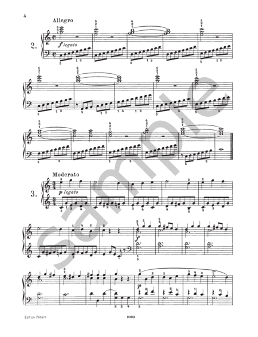 Easy Progressive Studies Op. 37 for Piano Piano Method scores gallery preview page 3