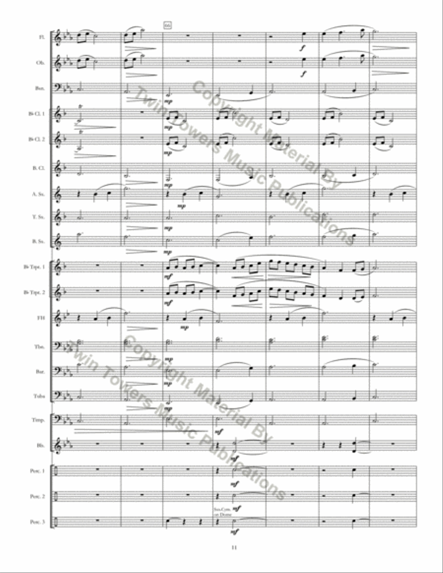 Grazioso Concert Band scores gallery preview page 12