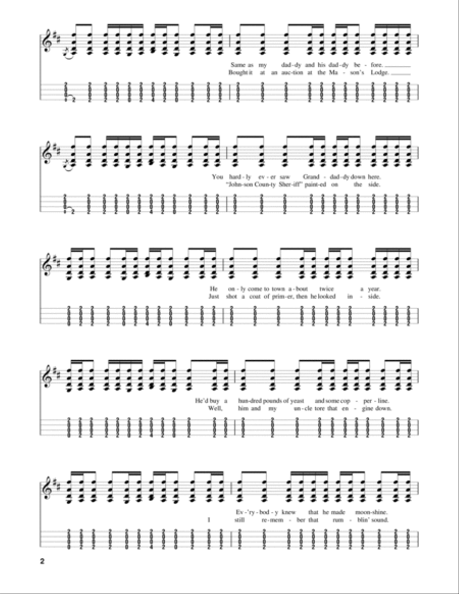Copperhead Road Mandolin scores gallery preview page 2
