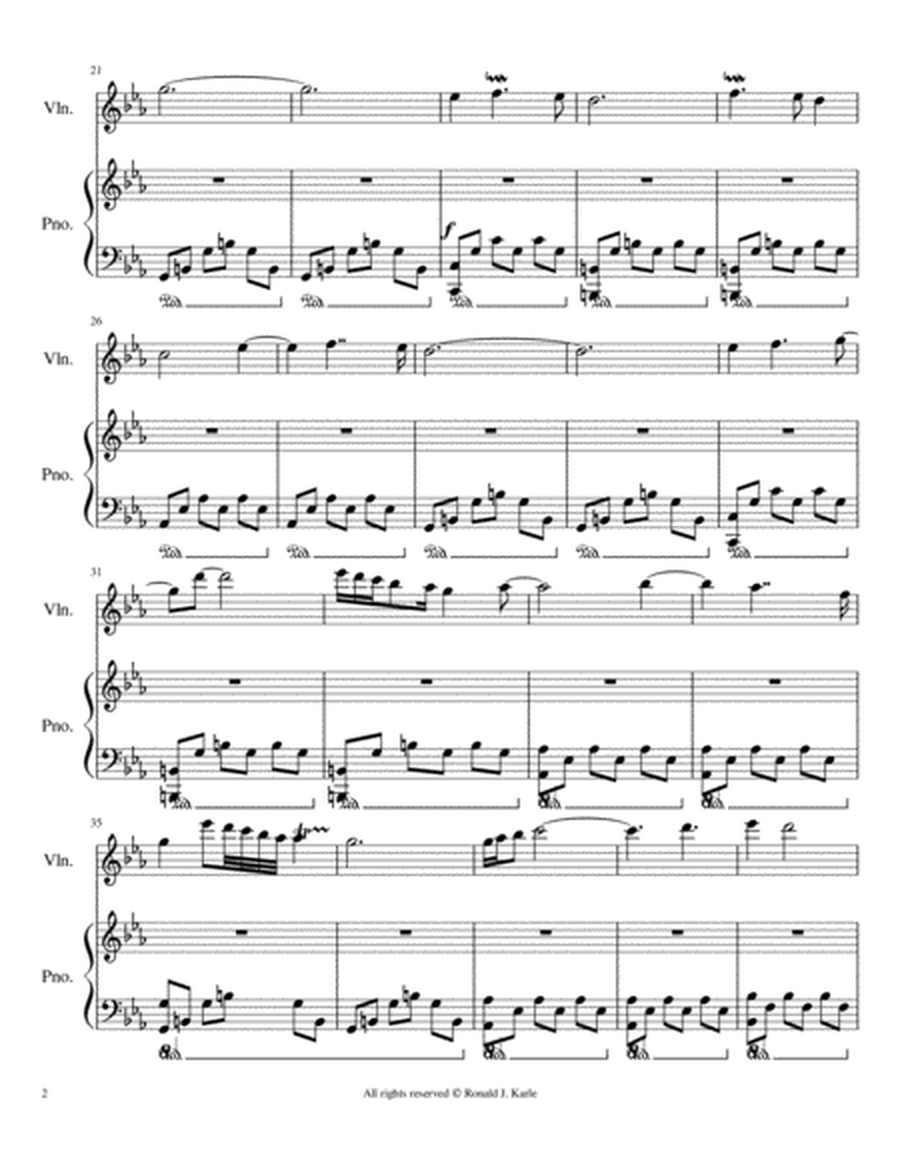 Nocturne #229 for Piano and Violin image number null