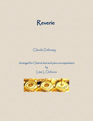 Book cover for Reverie for Clarinet Duet and Piano