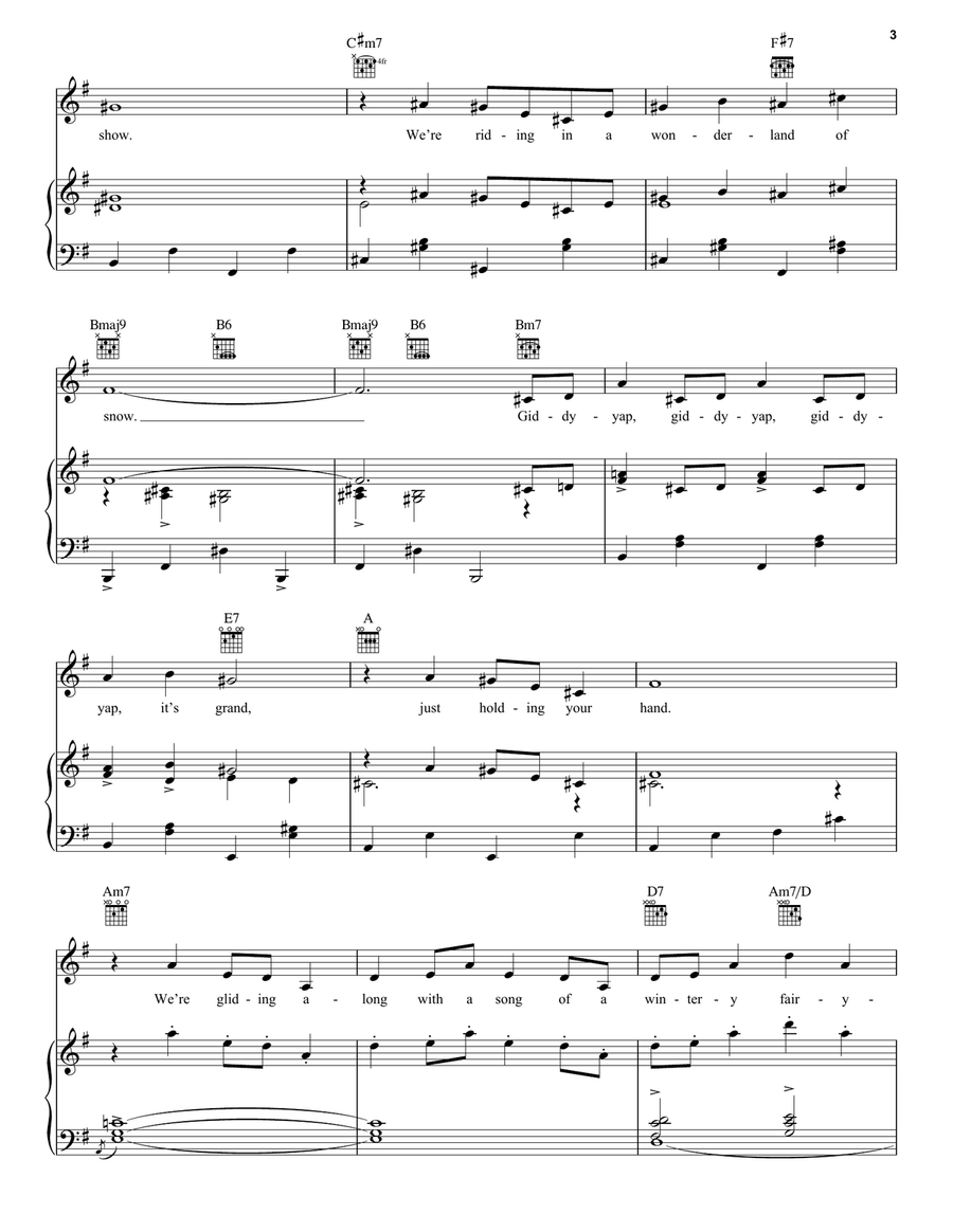Sleigh Ride Sleigh Ride Guitar scores gallery preview page 3