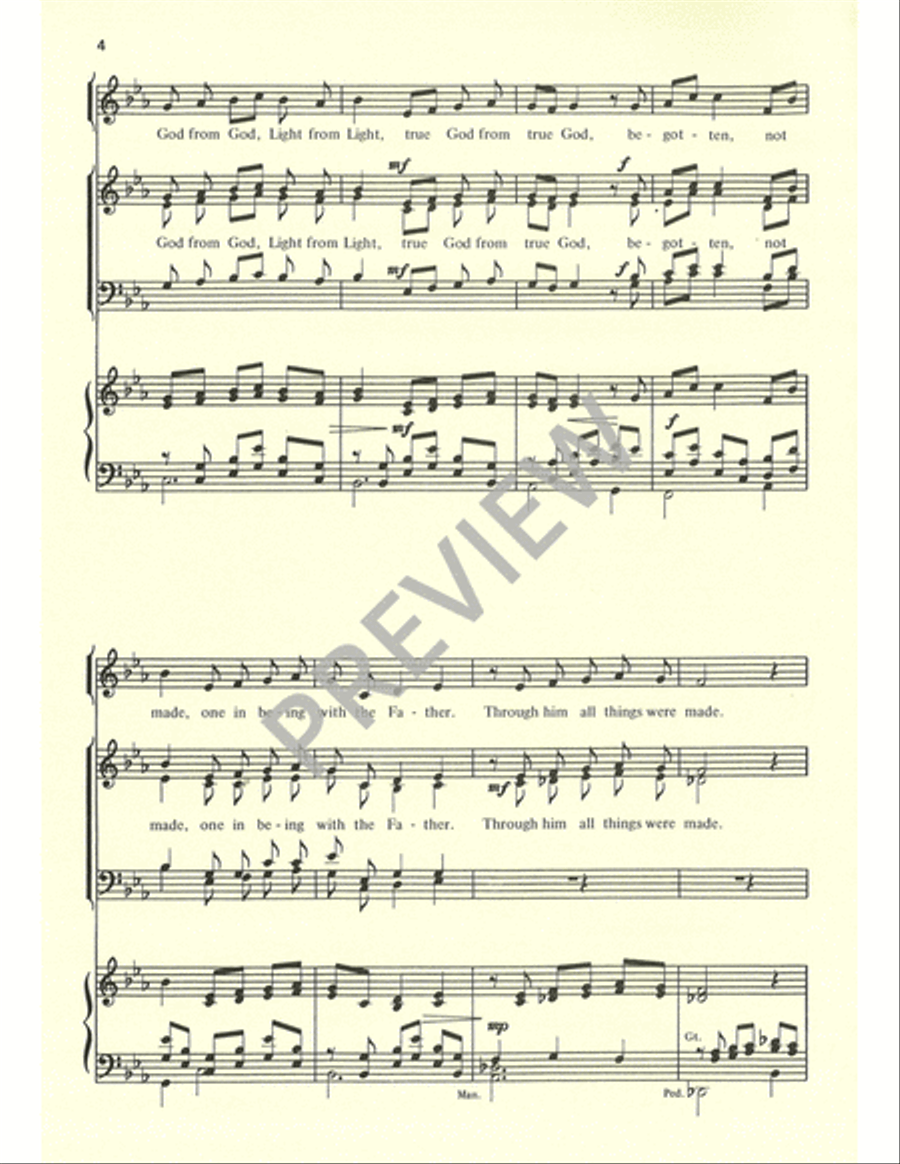 Creed 4-Part scores gallery preview page 4