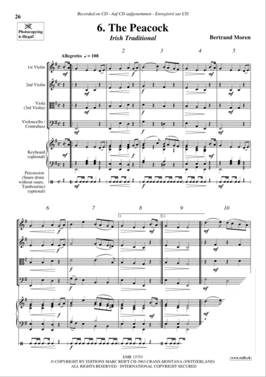 6 Irish Tunes Cello scores gallery preview page 8