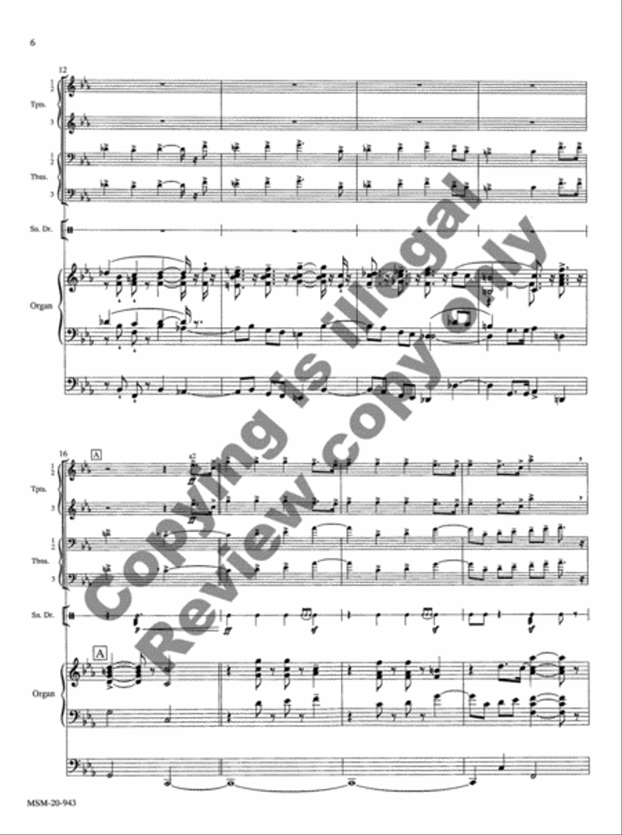 Salvum fac populum tuum Salvum fac populum tuum Brass Ensemble scores gallery preview page 10
