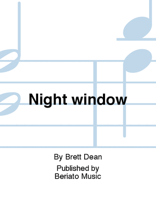 Book cover for Night window