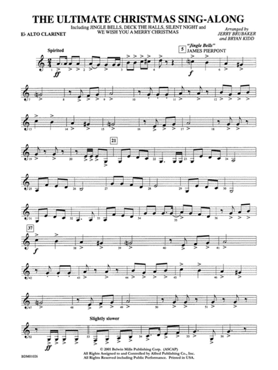 The Ultimate Christmas Sing-Along: E-flat Alto Clarinet
