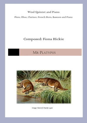 Book cover for Mr Platypus: Wind Quintet and Piano