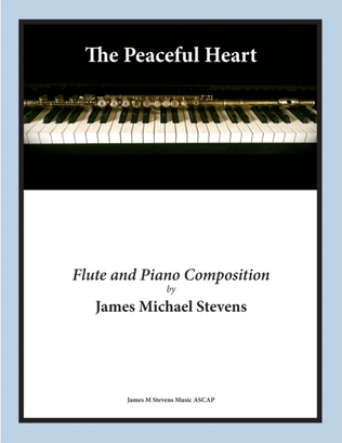 Book cover for The Peaceful Heart - Flute & Piano