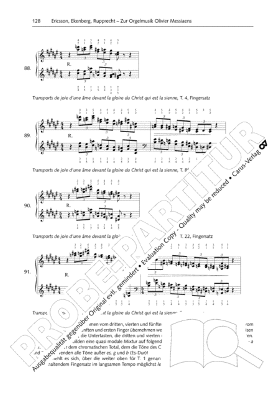 Orgelschule zur historischen Auffuhrungspraxis Organ Solo scores gallery preview page 129