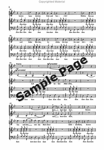 Lang H Bruecke Von Avignon TTBB - Sheet Music