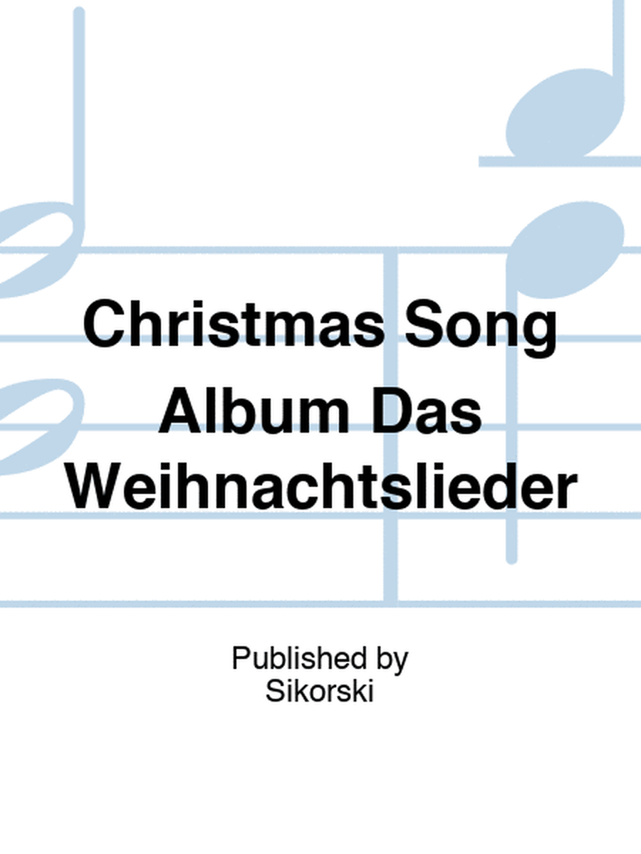 Christmas Song Album Das Weihnachtslieder