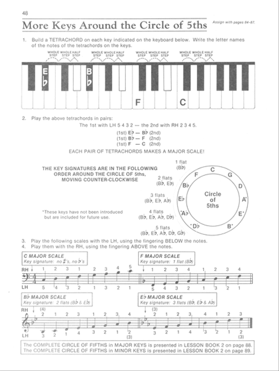 Alfred's Basic Adult Piano Course Theory, Book 2 Piano Method scores gallery preview page 5