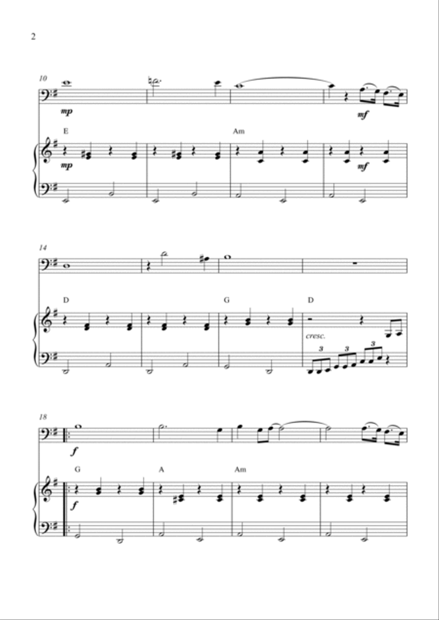 Chanson D'amour (the Ra-da-da-da-da Song) Piano scores gallery preview page 2