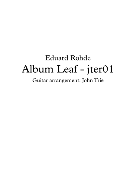 Album leaf - jter01 - tab image number null