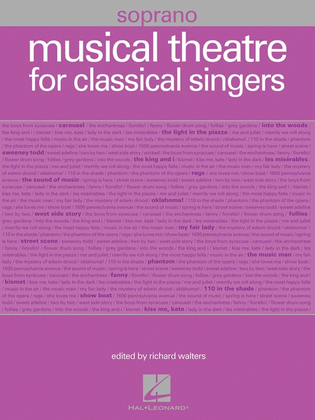 Musical Theatre For Classical Singers Soprano