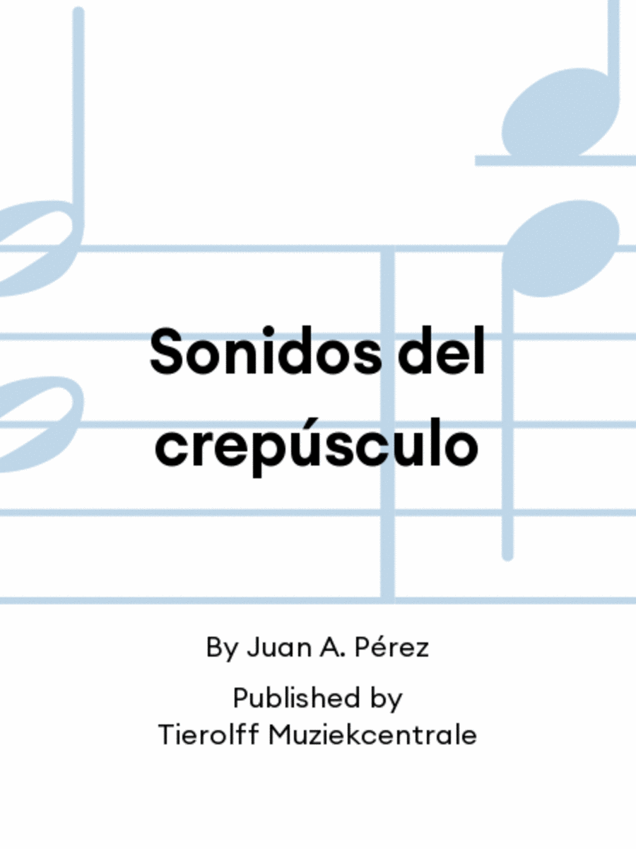 Sonidos del crepúsculo Concert Band scores gallery preview page 1