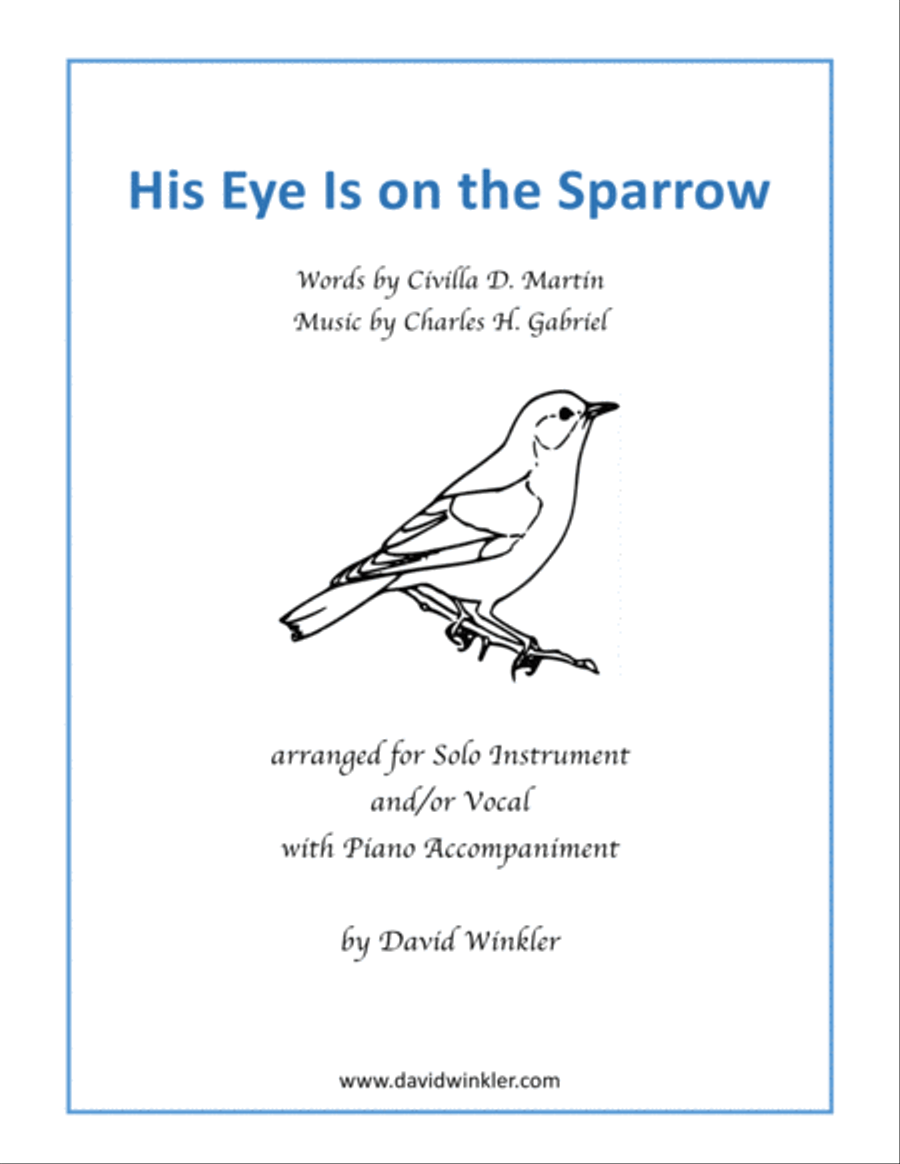His Eye Is on the Sparrow Small Ensemble scores gallery preview page 1