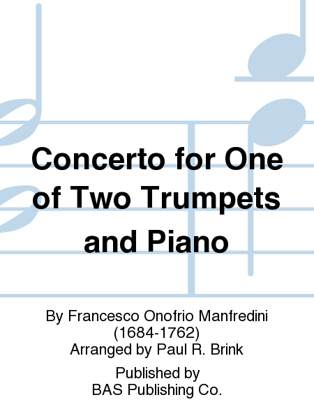 Concerto for One of Two Trumpets and Piano