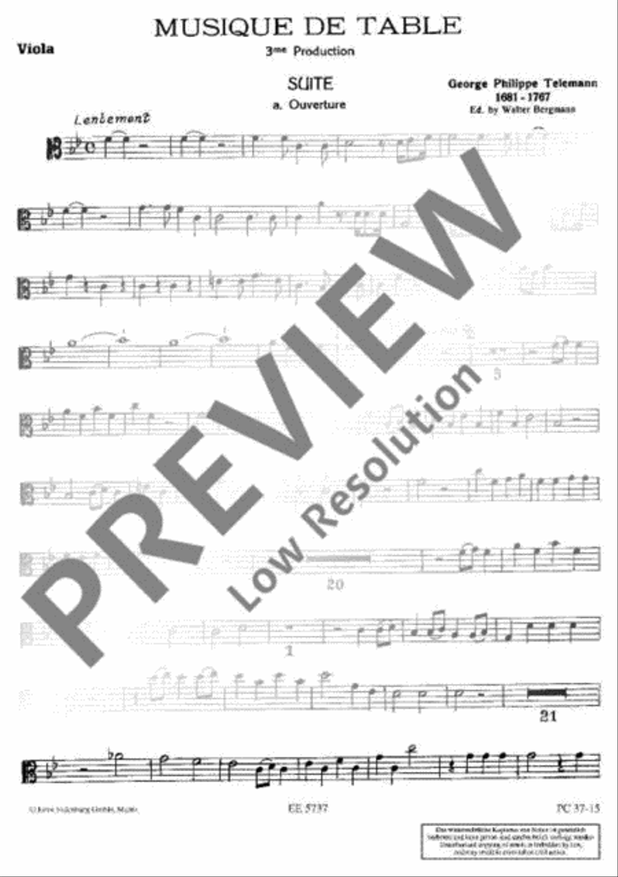 Musique de table Viola scores gallery preview page 2