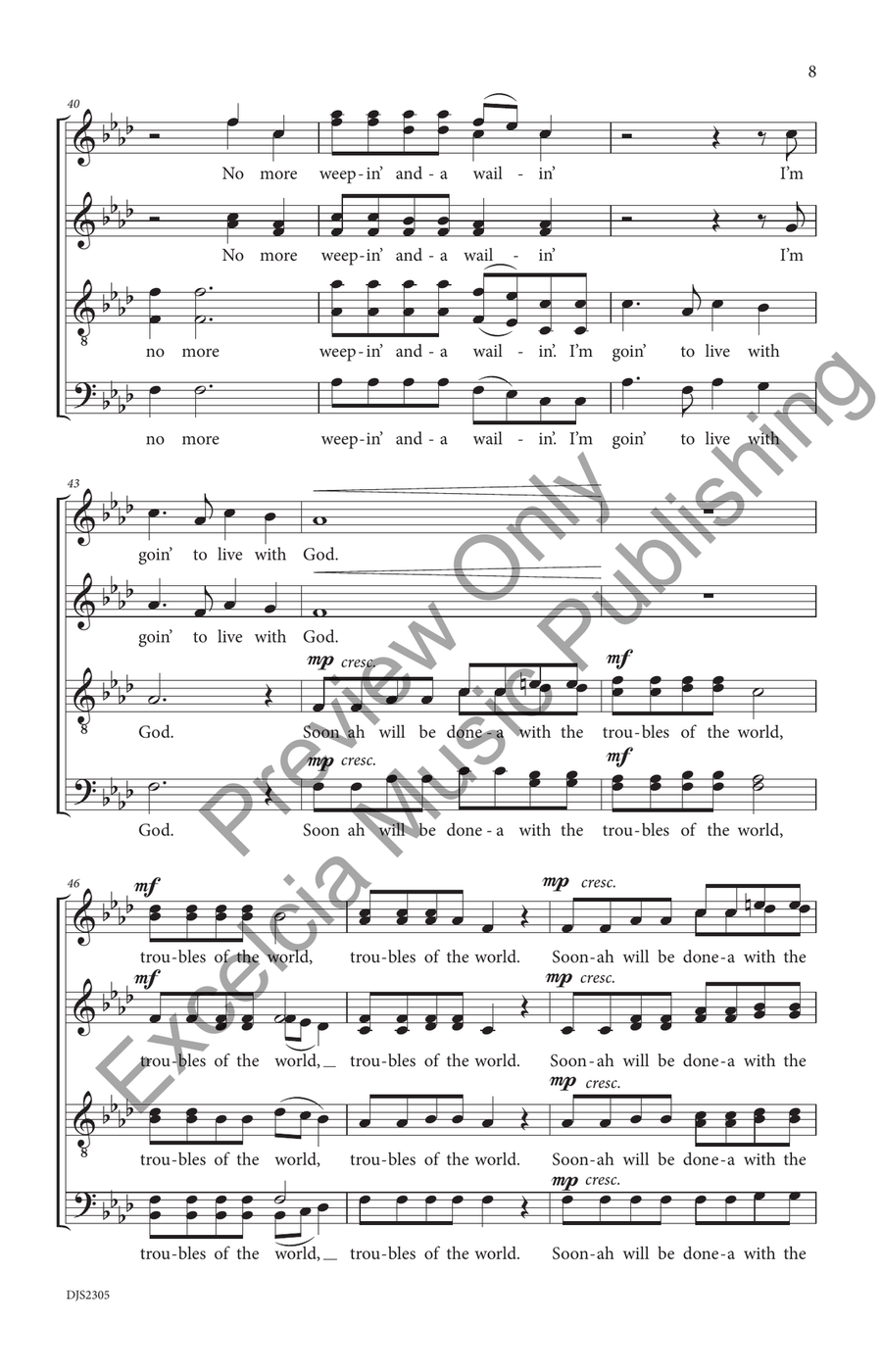 Songs of the Spirit SATB 4-Part scores gallery preview page 9
