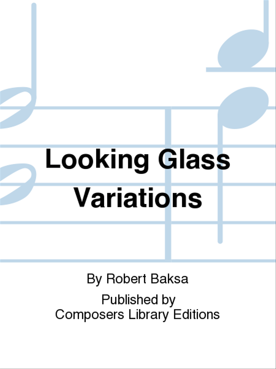 Looking Glass Variations Piano Solo scores gallery preview page 1