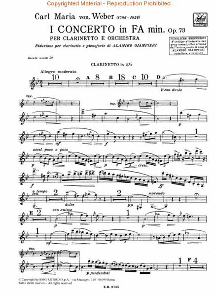Concerto No. 1 F Minor Op. 73 N.11