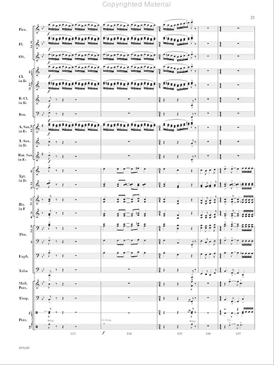 Holiday Portraits Holiday Portraits Concert Band scores gallery preview page 22