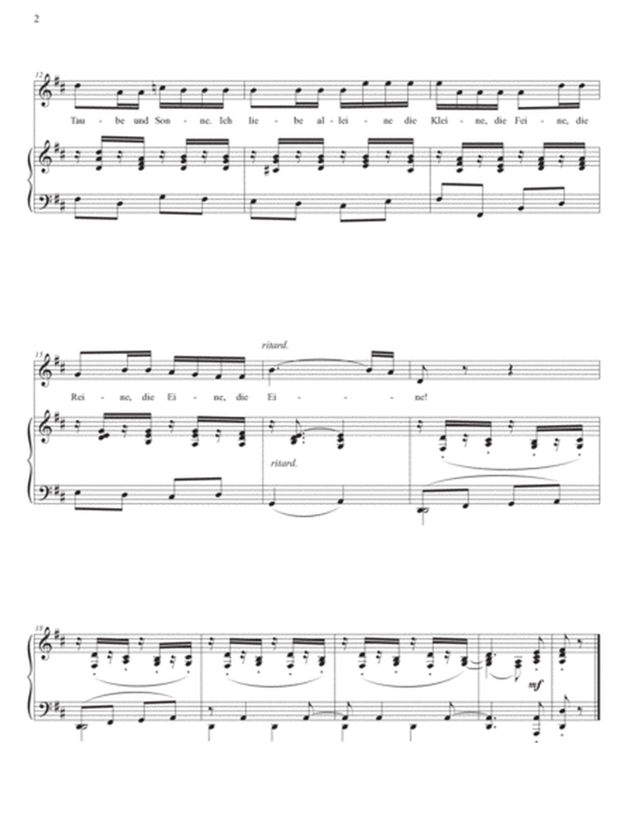 SCHUMANN: Die Rose, die Lilie, Op. 48 no. 3 (in 7 keys: D, D-flat, C, B, B-flat, A, A-flat major)