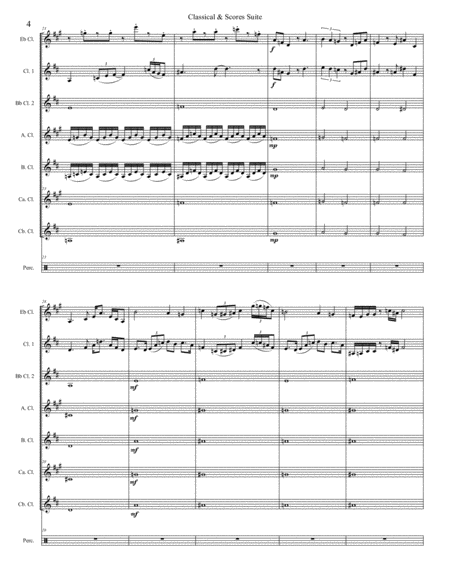Classical & Scores Suite (Clarinet Choir) image number null