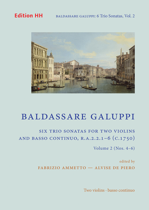 Book cover for Six trio sonatas, vol. 2